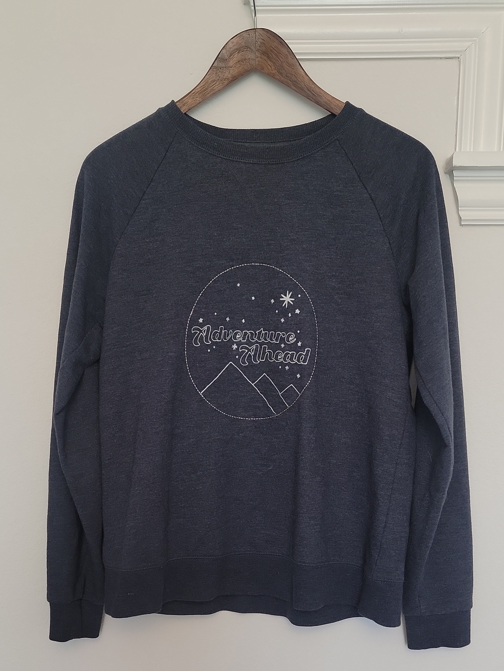 Adventure Ahead Navy Crewneck Sweatshirt